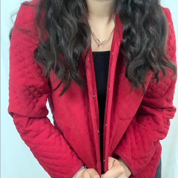 Red Vintage Blazer - Picture 3 of 4